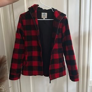 Swanndri red flannel wool jacket